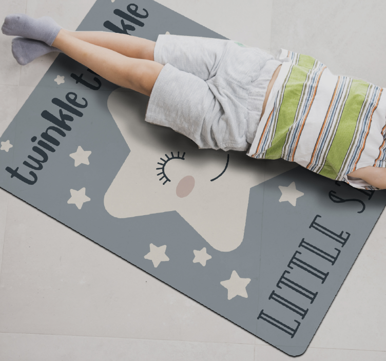Twinkle Star Theme kids carpet - TenStickers