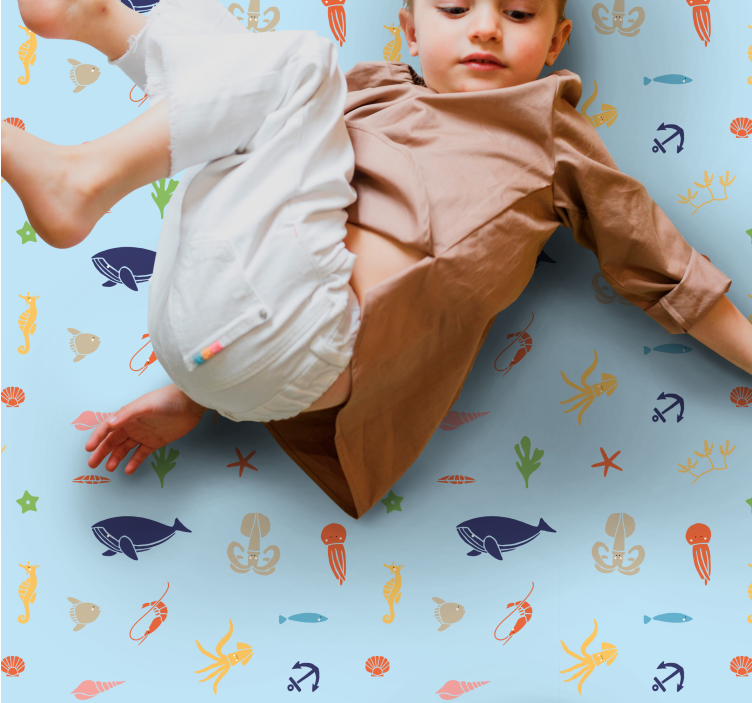 Underwater Adventure kids carpet - TenStickers