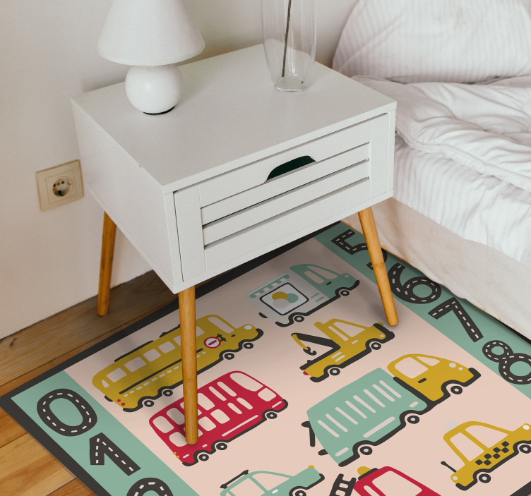 Vehicular Fun kids carpet - TenStickers