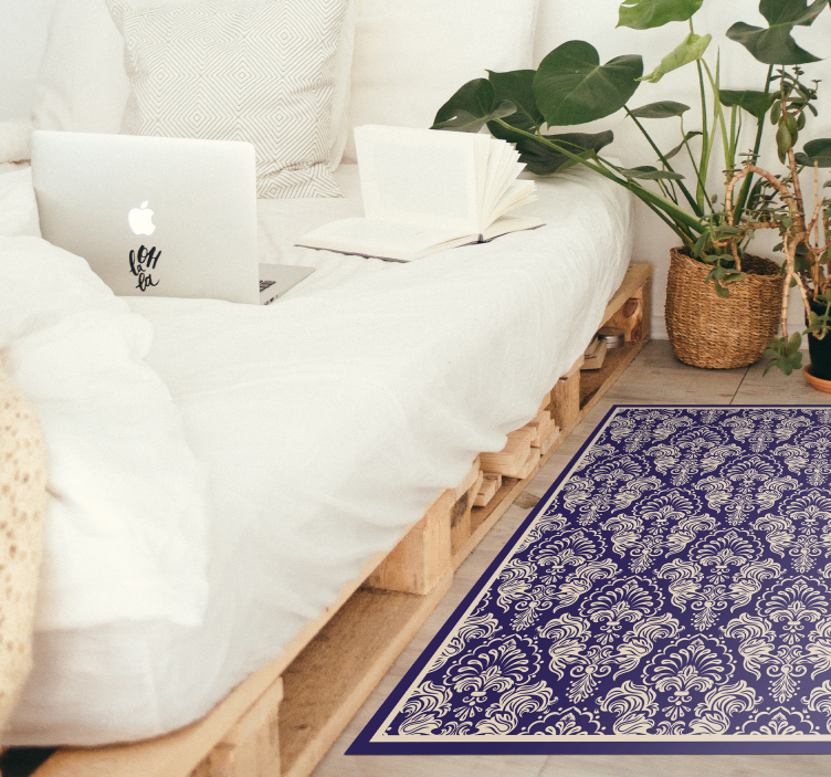 Victorian baroque pattern Vinyl rug - TenStickers
