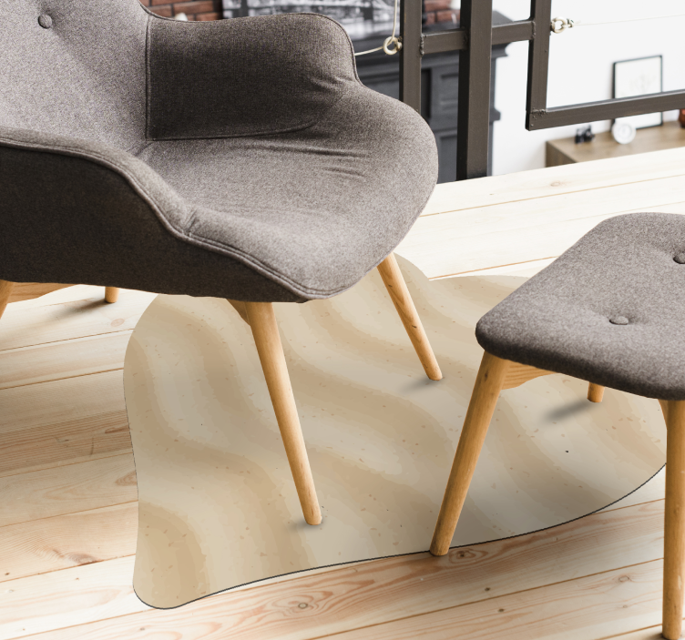 Wavy Heart Shape texture rug - TenStickers