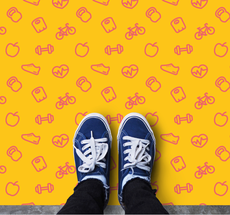 Youthful Playfulness kids carpet - TenStickers