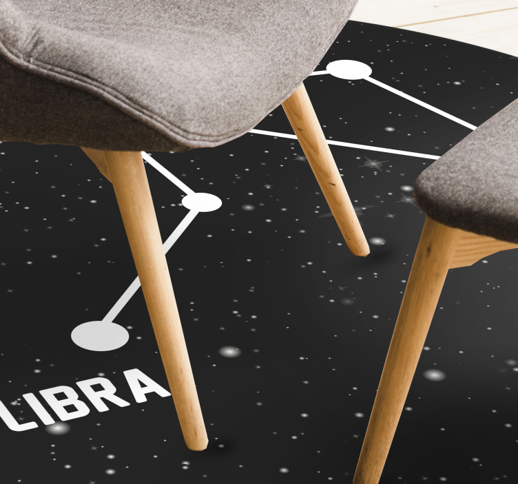 Zodiac Constellation star rug - TenStickers