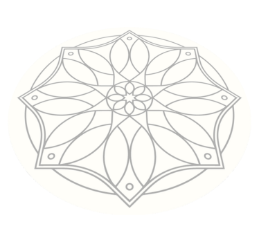 Mandala design living room vinyl rug - TenStickers