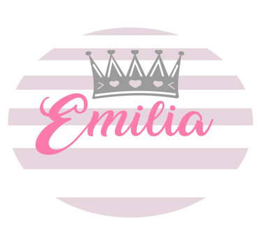 CROWN AND STRIPES custom floor mat - TenStickers