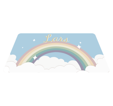 Customised rainbow custom floor mat - TenStickers