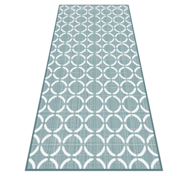 Old Style Green kitchen mat - TenStickers