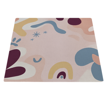Abstract modern fabric outdoor rug - TenStickers