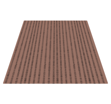 Dash line design outdoor rug - TenStickers