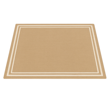 Woven border imitation outdoor rug - TenStickers