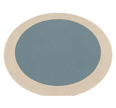 Two-tone round design outdoor rug - TenStickers