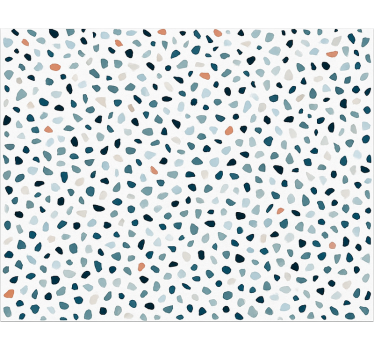 Small colorfull stones kitchen mat - TenStickers