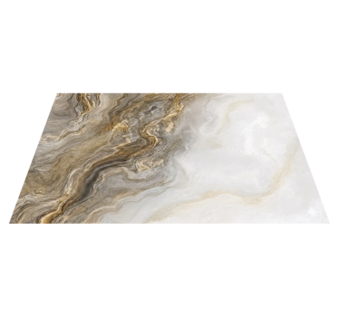 Taupe onyx effect marble rug - TenStickers