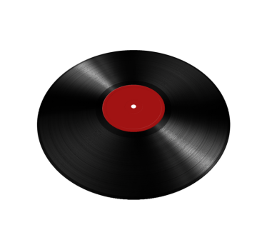 Giant Vinyl Record dining room rug - TenStickers