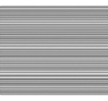 Gray thin striped  kitchen vinyl mat - TenStickers