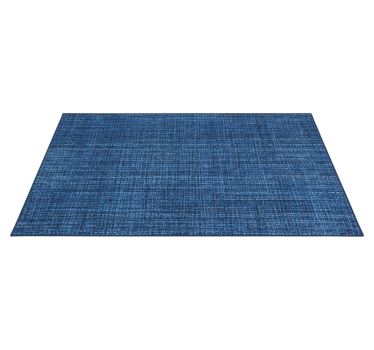 Blue fabric effect texture rug - TenStickers