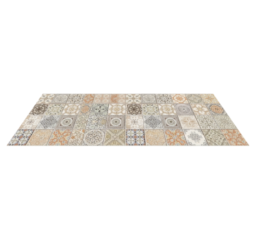 Vintage warm collage kitchen vinyl mat - TenStickers