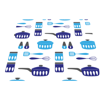 Kitchen vinyl mat kitchen utensils wallpaper - TenStickers