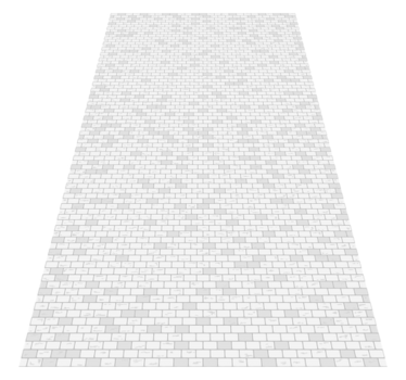 Kitchen vinyl mat with elegant brick design - TenStickers