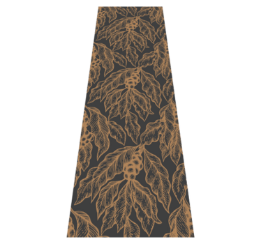 Kitchen vinyl mat with coffee tree branch design - TenStickers