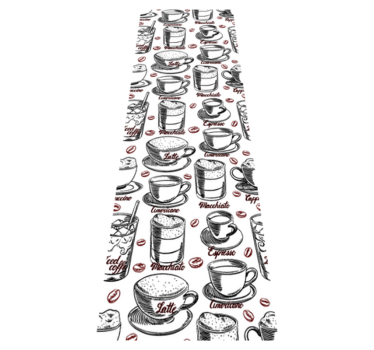 Coffee lover's kitchen vinyl mat - TenStickers