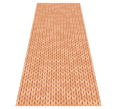 Beige fabric kitchen vinyl mat - TenStickers