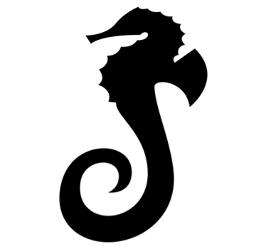 Sea horse pack bathroom mat - TenStickers