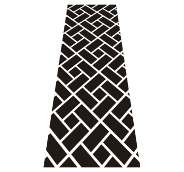 Bathroom mat adhesive for tiles - TenStickers