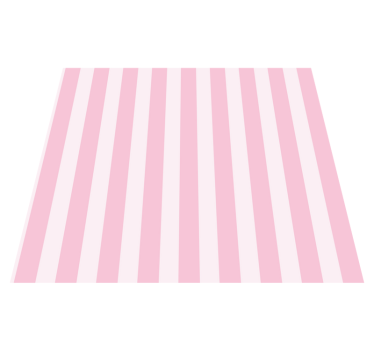 Pink striped interior bedroom carpet - TenStickers
