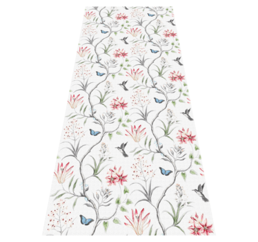 Bedroom carpet with bird and butterfly branches - TenStickers