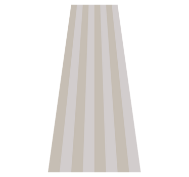 Bedroom carpet with vertical stripes hamptons pattern - TenStickers