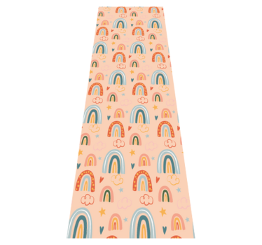Bedroom carpet with rainbow pattern for kids - TenStickers