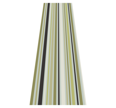 Bedroom carpet in shades of green geometric lines - TenStickers