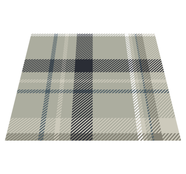 Gray flannel bedroom carpet - TenStickers