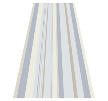 Bedroom carpet in 80's blue and beige stripes - TenStickers