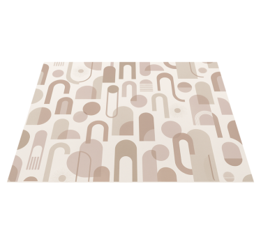 Bedroom carpet with contemporary design - TenStickers