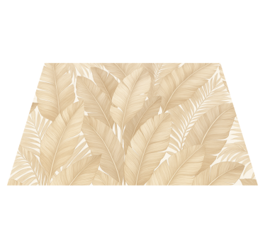 Soft botanical bedroom carpet - TenStickers