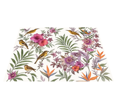 Colorful forest bedroom carpet - TenStickers