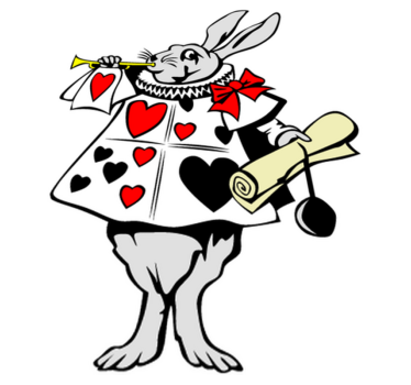 Kids carpet wonderland rabbit - TenStickers