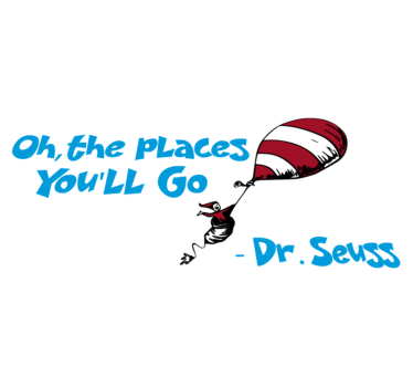 Kids carpet oh the places you'll go dr seuss - TenStickers