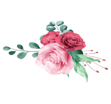 Bedroom carpet peony bouquet - TenStickers