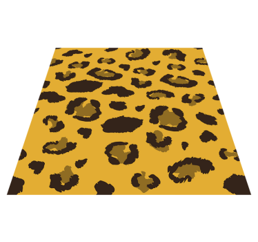 Bedroom carpet leopard animal print design - TenStickers