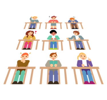 Kids carpet student desk sticker collection - TenStickers