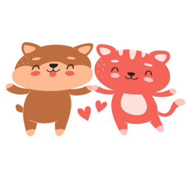 Kids carpet dog friendship badge - TenStickers