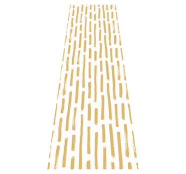 Bathroom mat in light brown brush stroke design - TenStickers