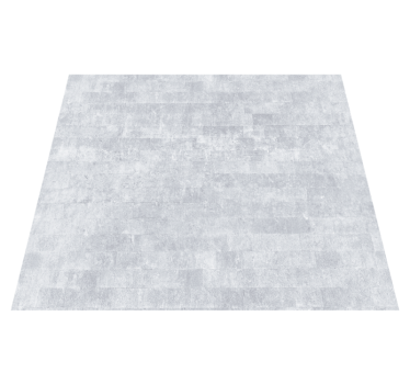 Bathroom mat in aged gray brick pattern - TenStickers