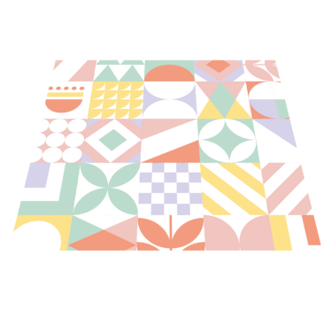 Bathroom mat in unique shapes - TenStickers