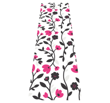 Rose texture bathroom mat - TenStickers