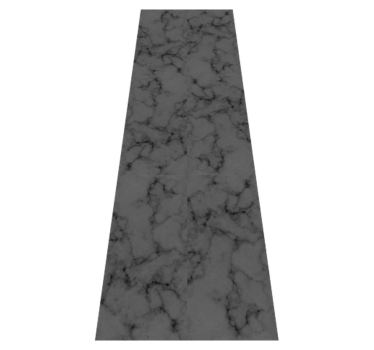 Black grungy marble textured bathroom mat - TenStickers