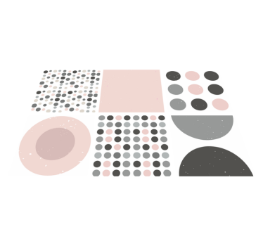 Bathroom mat with scandinavian rebekka design - TenStickers